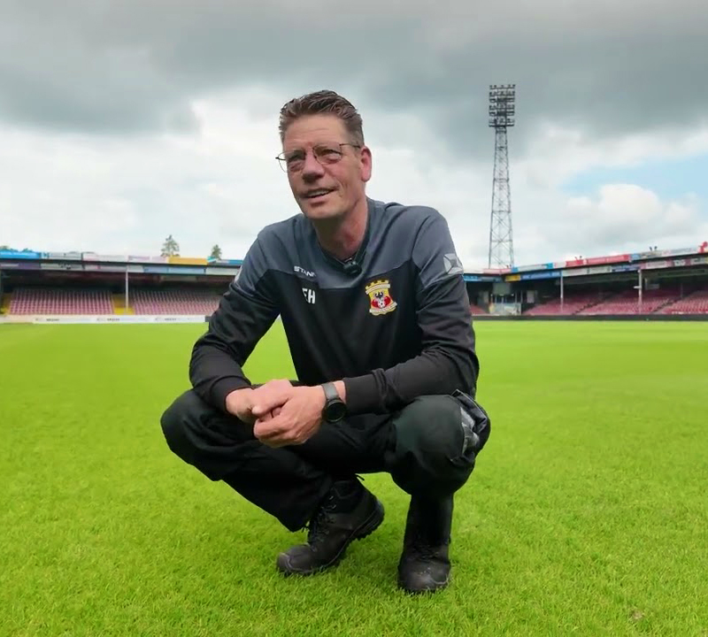 Eddy Huisman, Head Groundsman at Go Ahead Eagles