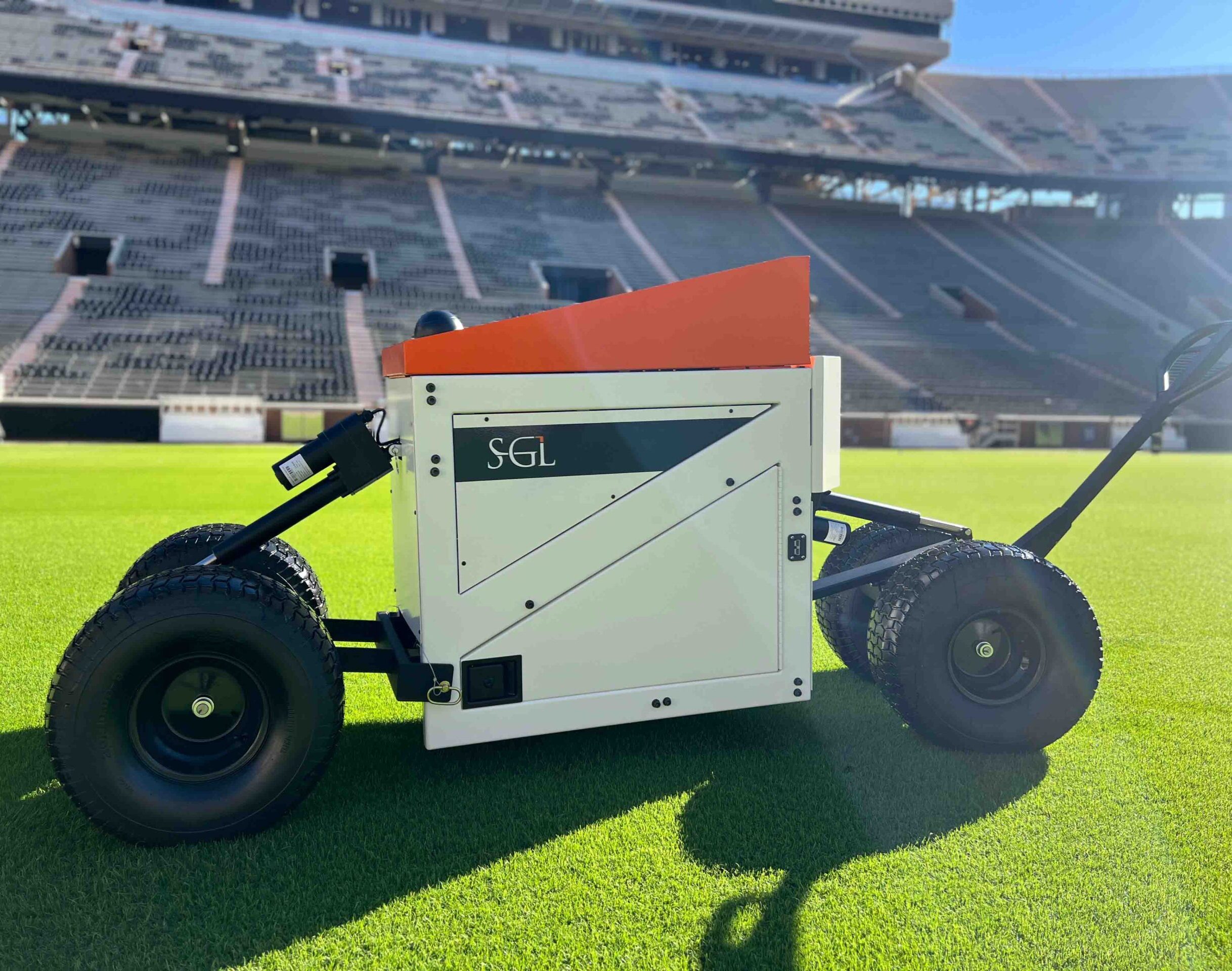 SGL fLEX machine on the field of